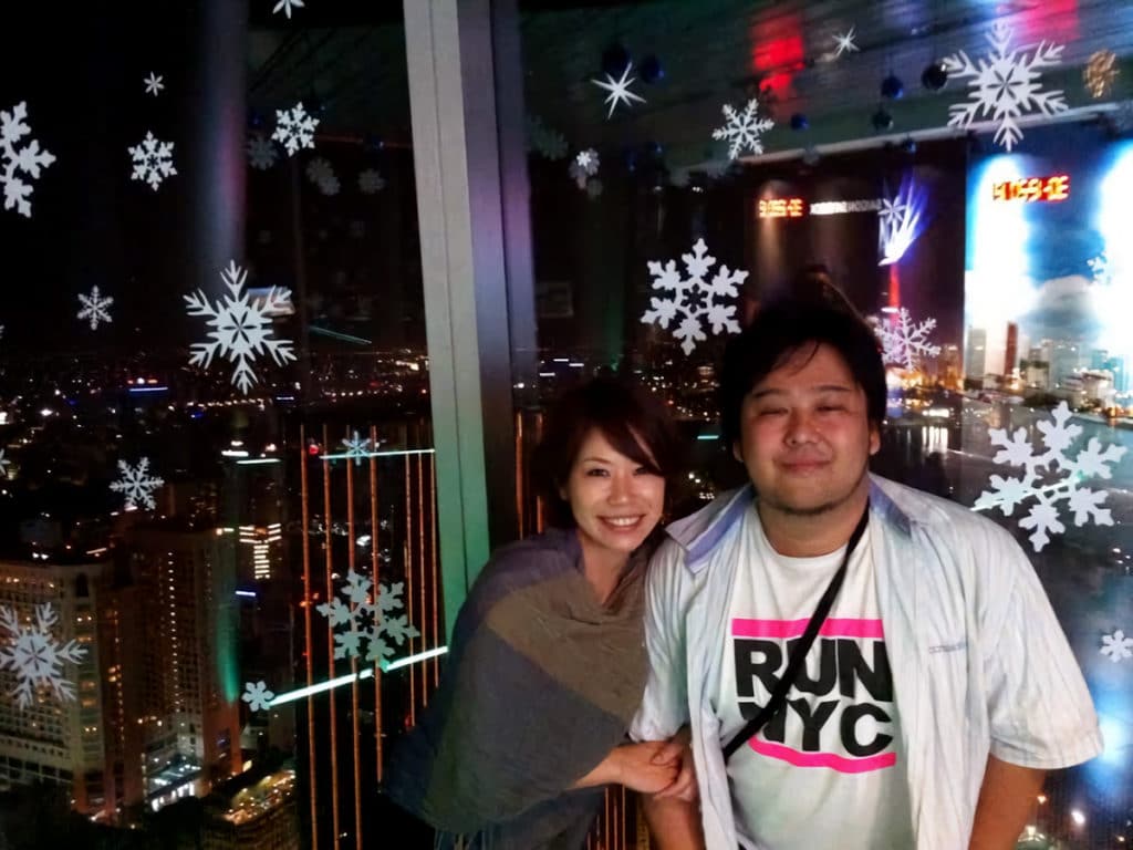 ご主人とベトナム・ホーチミンにて