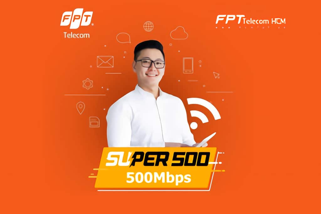 FPT Telecomが提供するプランSUPER 500