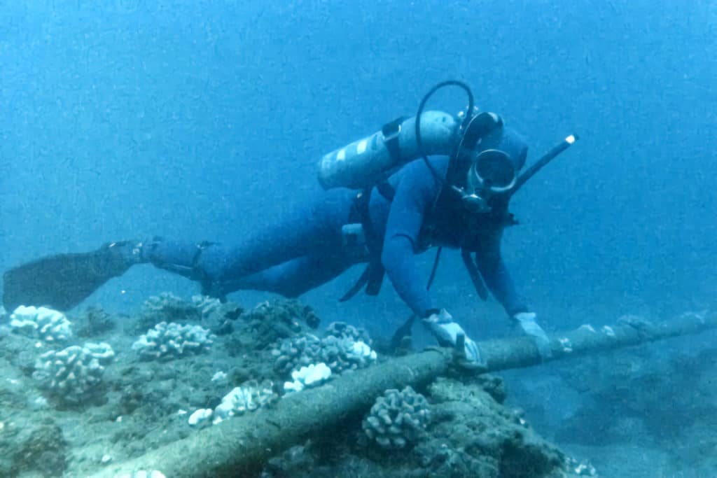 ベトナムの海底ケーブル保守